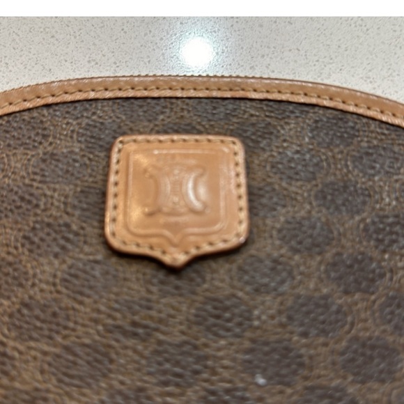 This brown and light tan beautiful Celine pouch has SO much life in it! - Picture 4 of 9